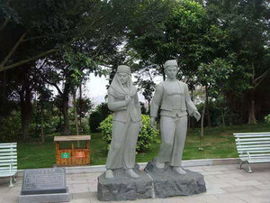 公园景观人物-雕像